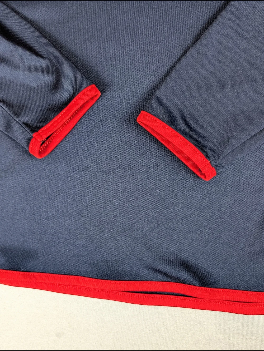 Colosseum Gonzaga Bulldogs 1/4 Zip Pullover Men's Small Blue Zipper‎ Arm Sleeve